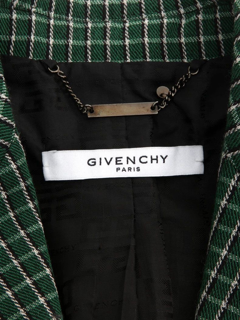 Givenchy Givenchy Green plaid suit jacket Size XS / US 0-2 / IT 36-38 - 8 Thumbnail