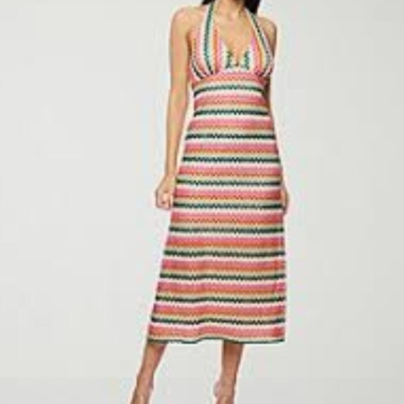 Other Premier Amour Multicolor Lace Dress NWT Chevron Sz XL Size XL / US 12-14 / IT 48-50 - 4 Thumbnail