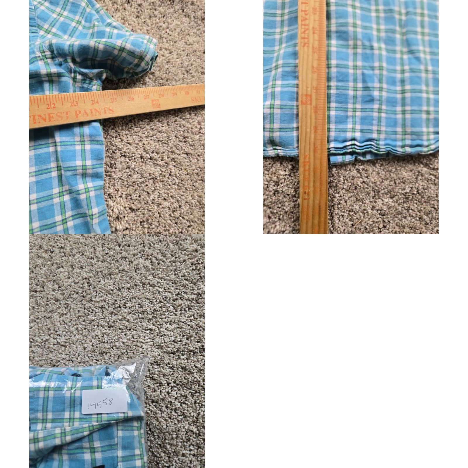 Banana Republic Banana Republic Shirt Mens XL Blue Plaid Button Up Linen Blend Casual Summer Size US XL / EU 56 / 4 - 8 Thumbnail
