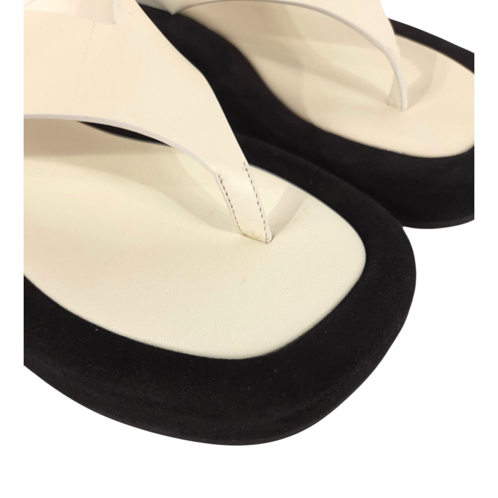 The Row The Row Ginza Slide Sandals US 7 IT 37 Womens Natural Black Size US 7 / IT 37 - 4 Thumbnail