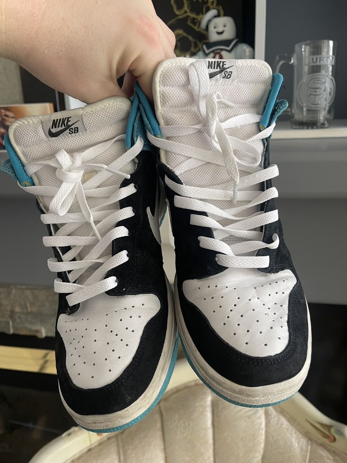 Nike Nike Dunk High Send Help 2006 - Size 10 Size US 10 / EU 43 - 3 Thumbnail