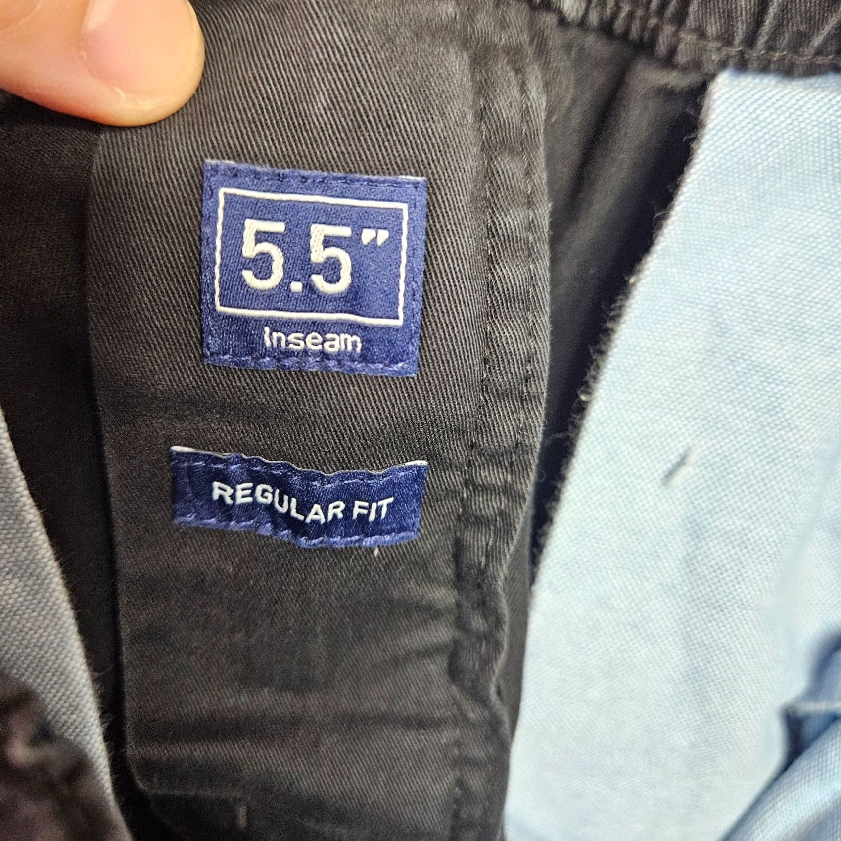 Chubbies Chubbies Regular Fit Short Men’s Black S Elastic Waist Pockets Casual Denim/Chino Style Front Flat Front Rise Mid 10-12 in Button Pocket Logo Size US 29 - 4 Thumbnail