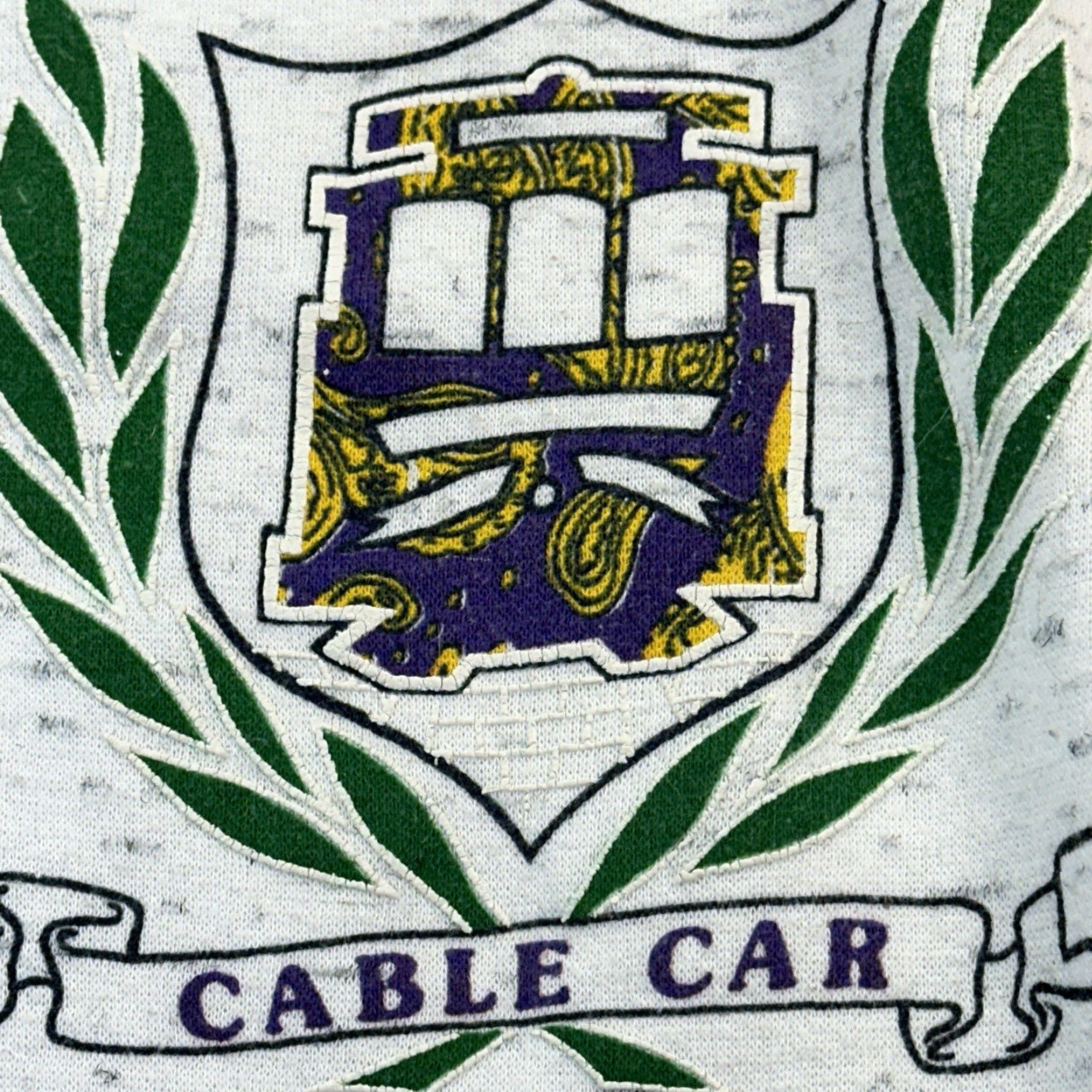 Vintage VINTAGE San Francisco Sweatshirt Mens XL Cable Car 1/4 Zip Pullover 90s USA Size US XL / EU 56 / 4 - 4 Thumbnail