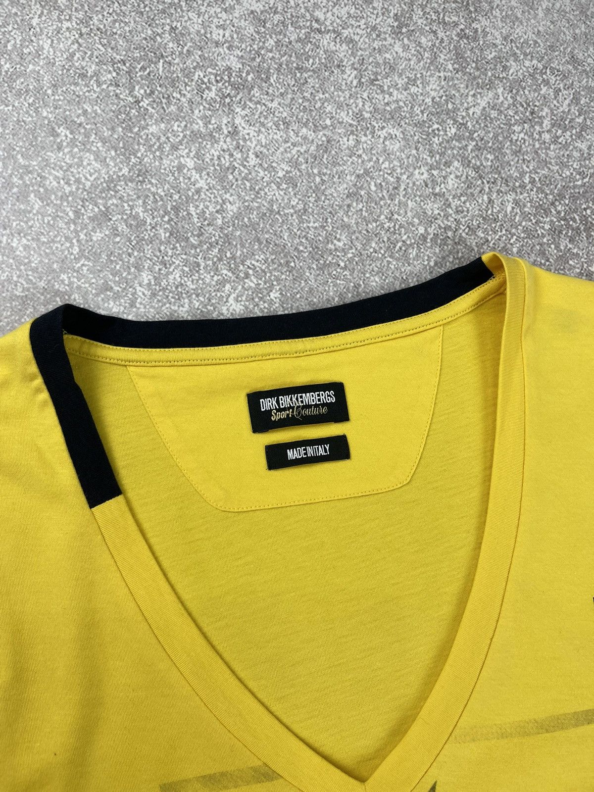 Dirk Bikkembergs Dirk Bikkembergs Sport Couture Yellow Coton T-Shirt Men’s Size US M / EU 48-50 / 2 - 5 Thumbnail