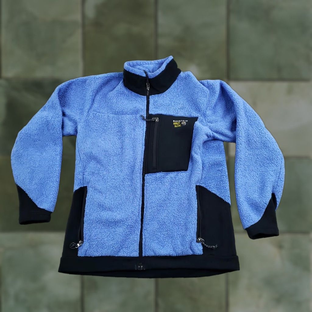 Mountain Hardwear Mountain Hardwear Jacket Womens Large Blue Sherpa Fleece Full Zip Pockets Warm Size L / US 10 / IT 46 - 1 Thumbnail