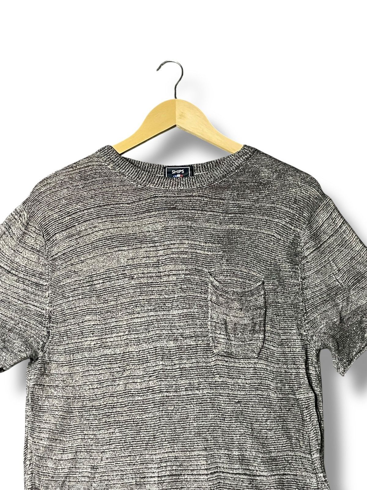 Japanese Brand × SHIPS × Vintage Ships x Japanese Brand Knitted Short Sleeve Shirt(43) Size US S / EU 44-46 / 1 - 2 Thumbnail
