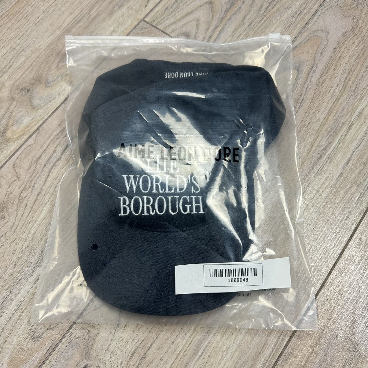 Aime Leon Dore Aimé Leon Dore ALD World’s Borough Navy Strapback Hat DS Size ONE SIZE - 4 Thumbnail