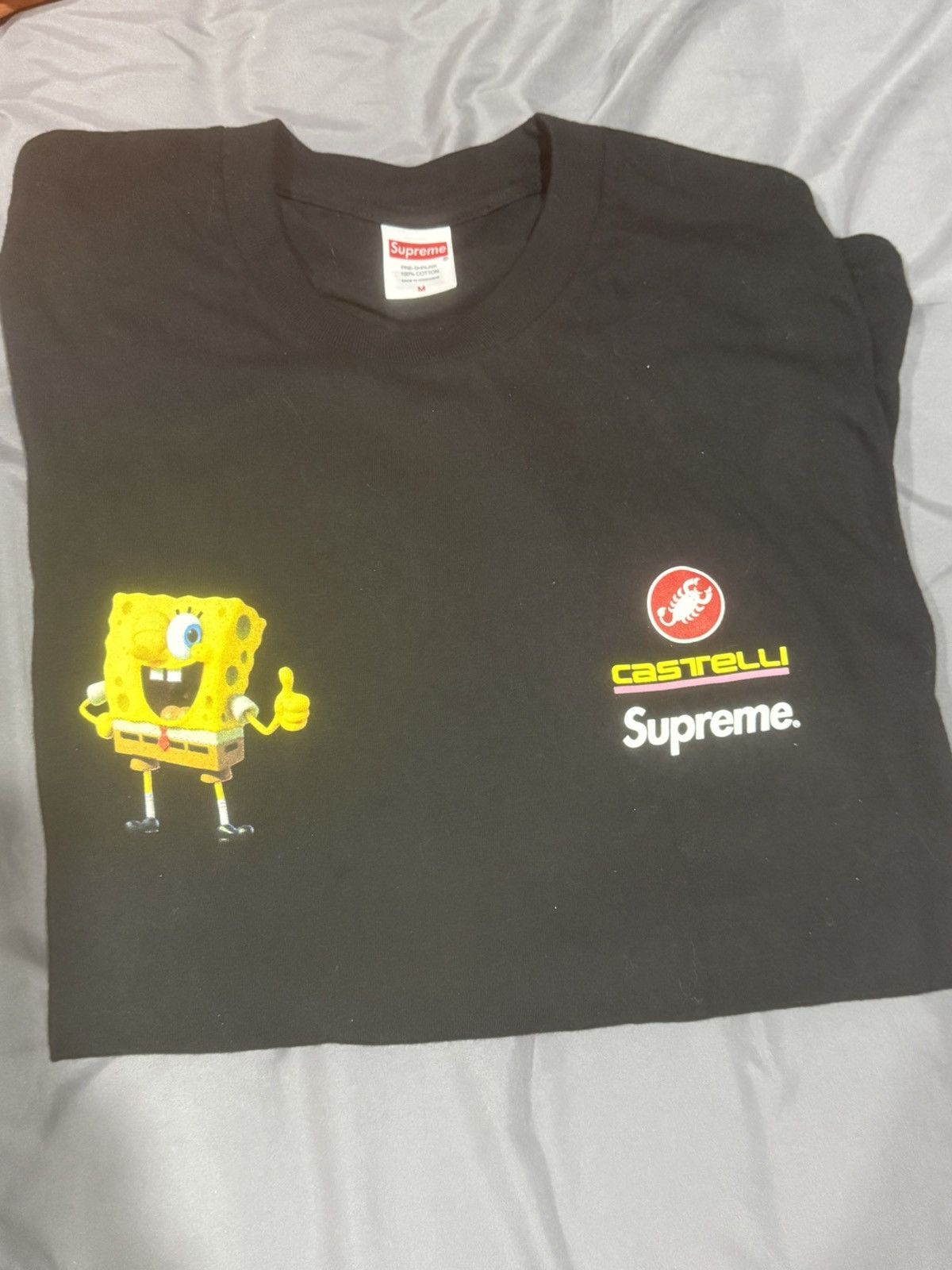 Supreme X SpongeBob X Castelli Racing Longsleeve (Black) M