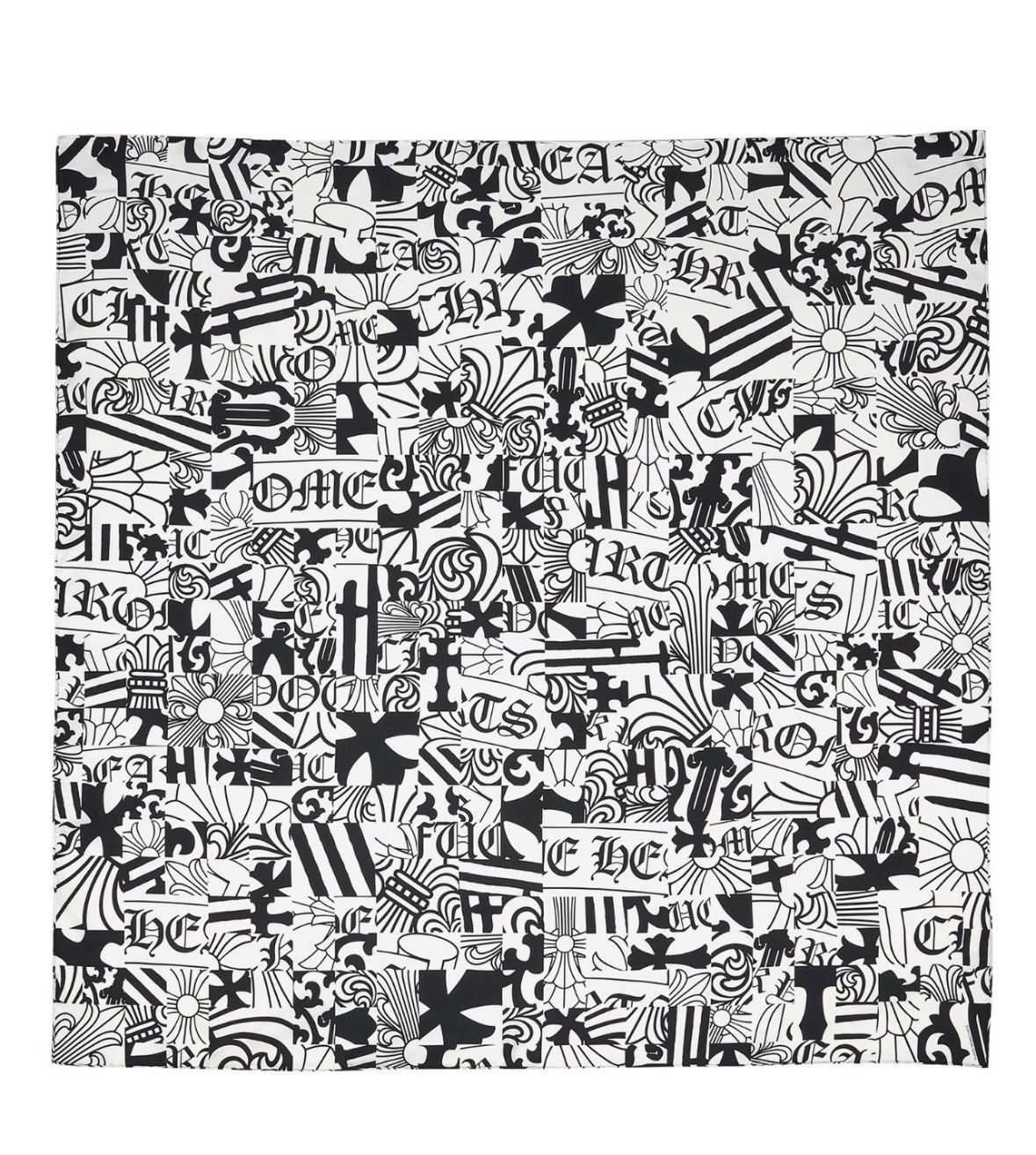 Chrome Hearts Chrome hearts 100% Silk Square Scarf Size ONE SIZE - 1 Thumbnail