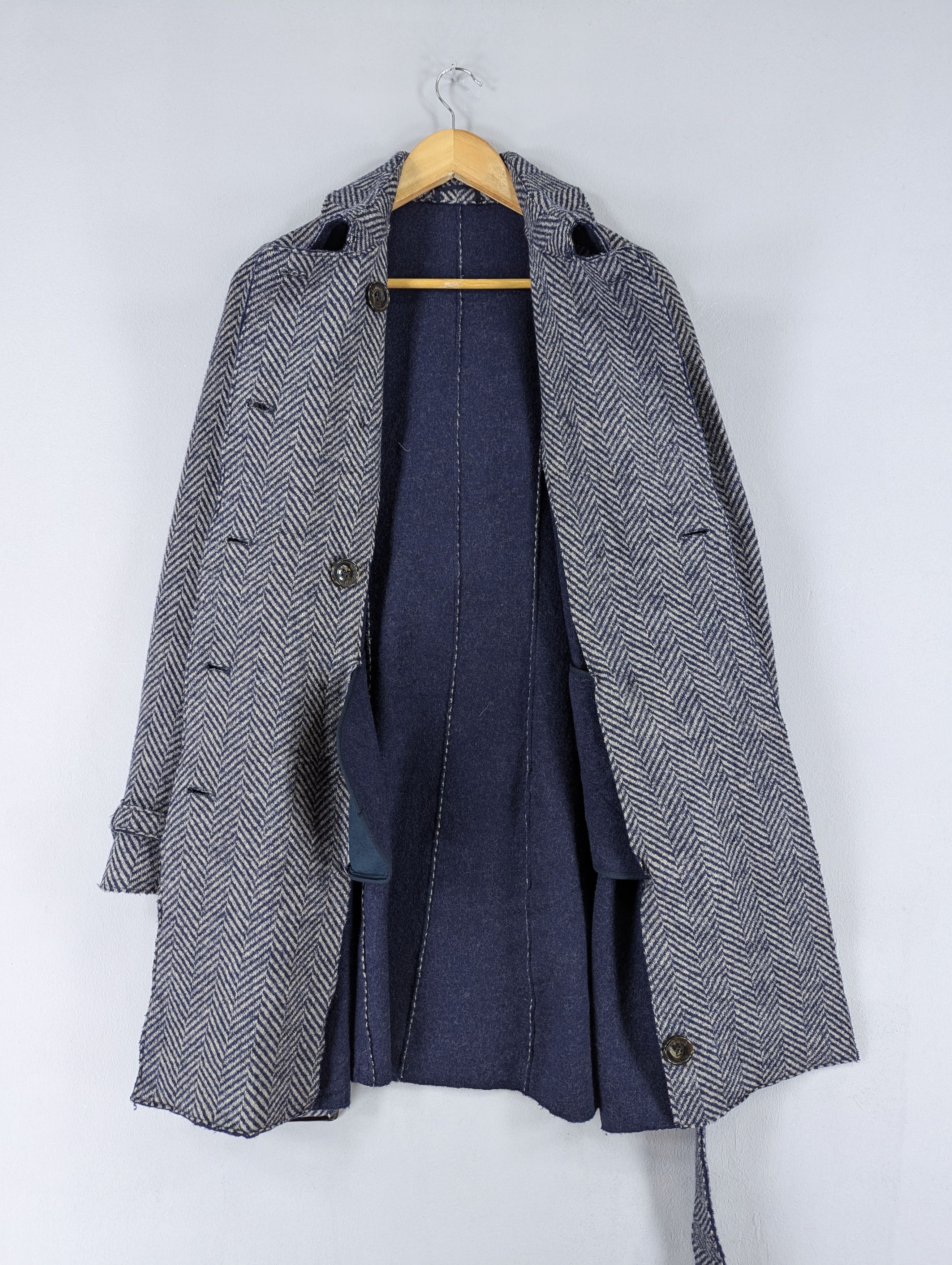 Max Mara Max Mara Weekend Line Herringbone Coat Jacket With Belted Size S / US 4 / IT 40 - 12 Thumbnail