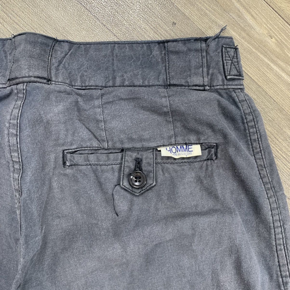Comme des Garcons × Comme des Garcons Homme × Junya Watanabe Comme des Garcons Homme Washed Black Chino Pants Size US 27 - 16 Thumbnail