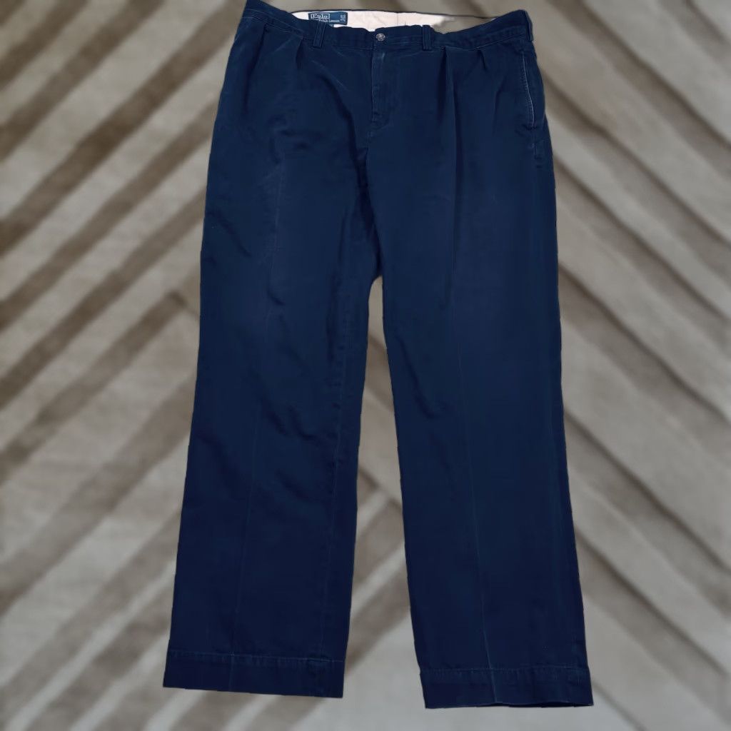 Polo Ralph Lauren ポロチノ　ETHAN PANT ネイビー Polo by Ralph Lauren 2 tuck chino trousers 