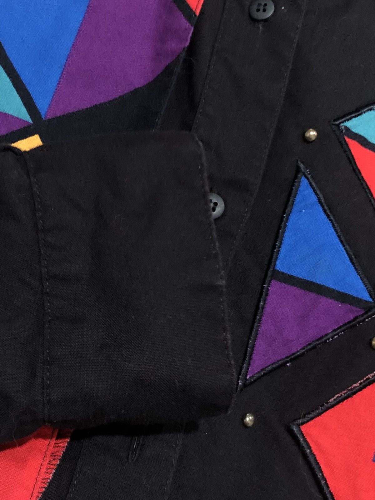 Vintage × Wrangler Vtg 80s Wrangler Western Button Up Size L / US 10 / IT 46 - 5 Thumbnail