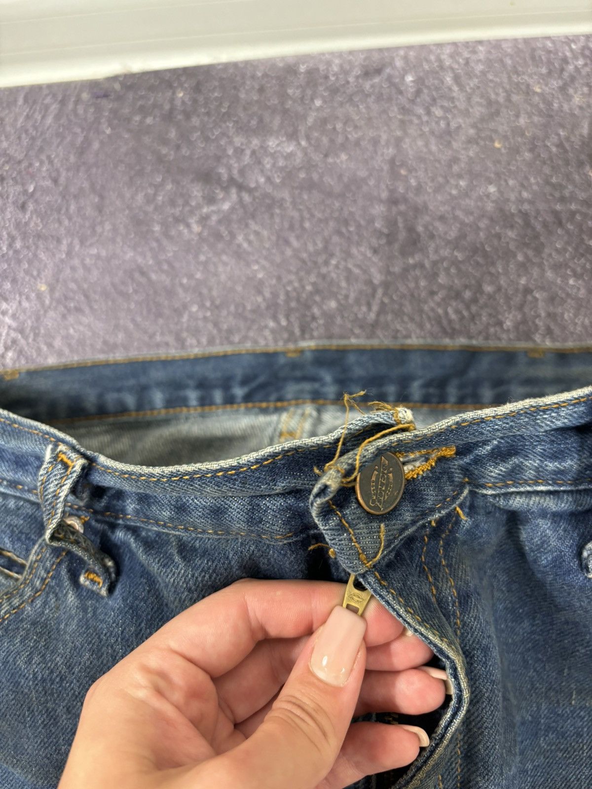 Dickies Vintage Dickies Y2K Distressed Denim USA Work Hype Jeans Size US 36 / EU 52 - 14 Thumbnail