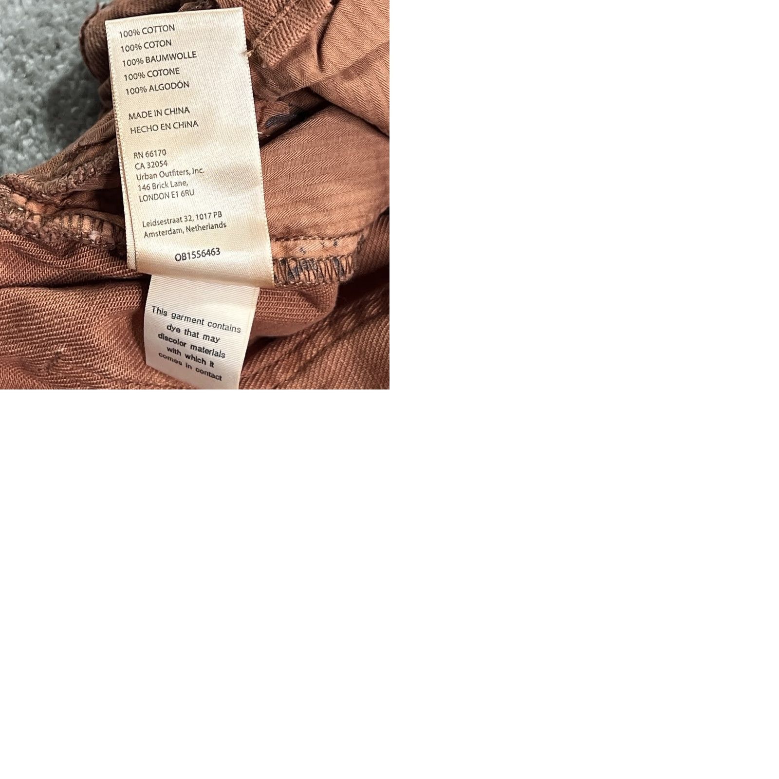 Free People VINTAGE Free People We The Free Pants High Rise Ultra Wide Leg Clover Copper NWT Size 36" / US 14 / IT 50 - 11 Thumbnail