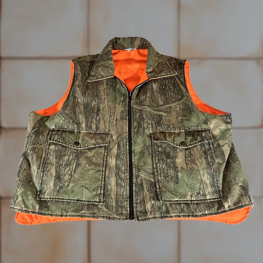 Vintage VINTAGE Winchester Conceal Reversible Hunting Vest Men 2XL Camouflage Zip Pockets Quilted Insulated Polyester Outdoor Fall Mens Size US XXL / EU 58 / 5 - 1 Thumbnail