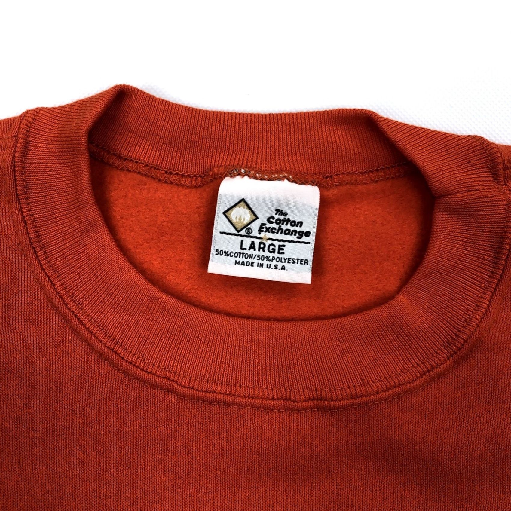 Vintage VINTAGE Cotton Exchange Virginia Football Sweatshirt Mens L Orange USA 90s Size US L / EU 52-54 / 3 - 2 Thumbnail