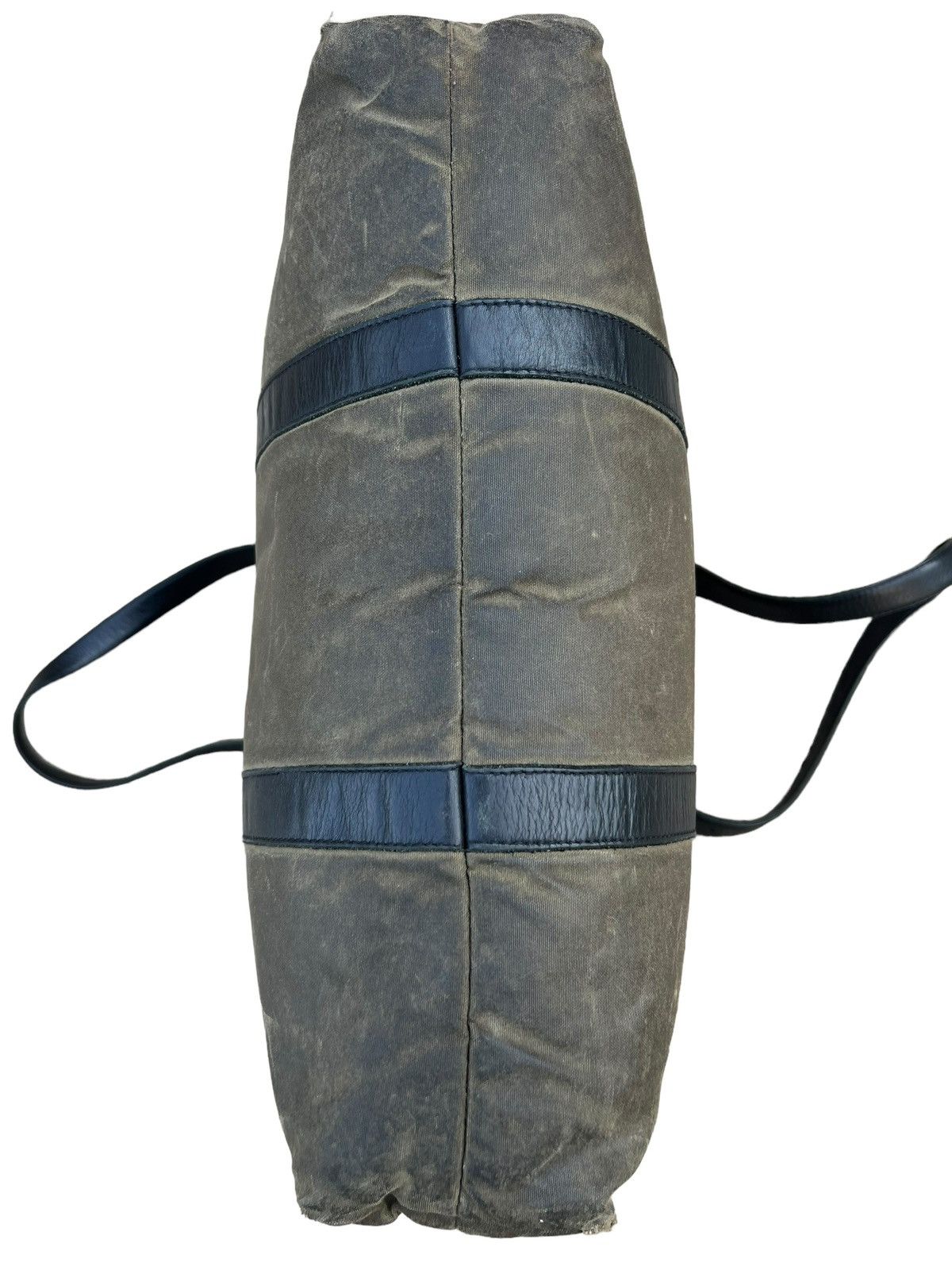 Billykirk Vintage Billykirk Handmade Distress Waxed Canvas Leather Bag Size ONE SIZE - 12 Thumbnail
