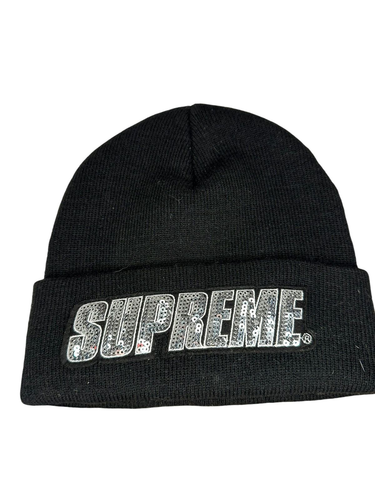 Supreme Supreme sequin beanie NWT Size ONE SIZE - 2 Thumbnail