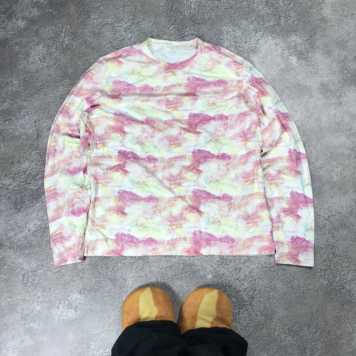Band Tees VINTAGE Y2K ABSTRACT LONGSLEEVE ART STREETWEAR 90s Size L / US 10 / IT 46 - 1 Thumbnail