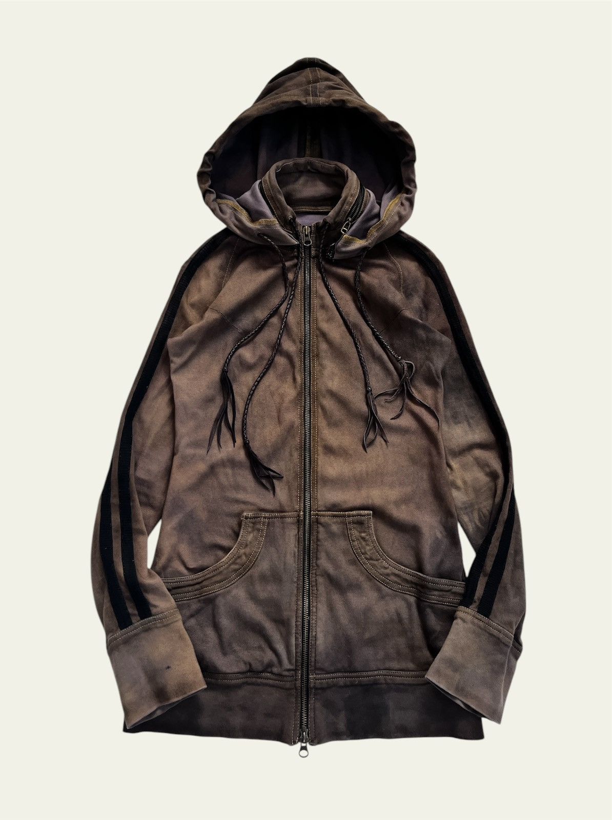 14th Addiction oversize Hooded bono jacket