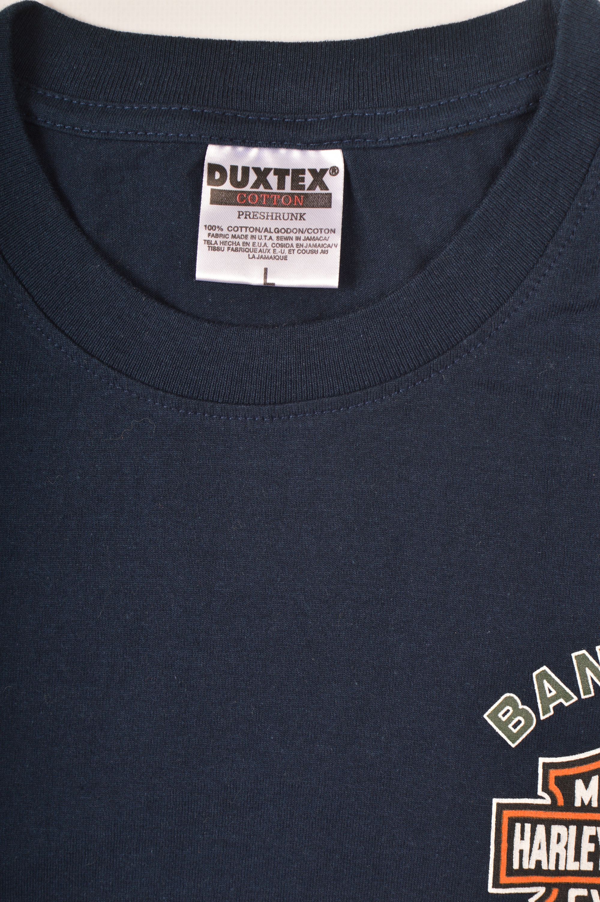 Harley Davidson × Vintage Duxtex Harley Davidson Bangkok Thailand Vintage T-Shirt Size US L / EU 52-54 / 3 - 3 Thumbnail