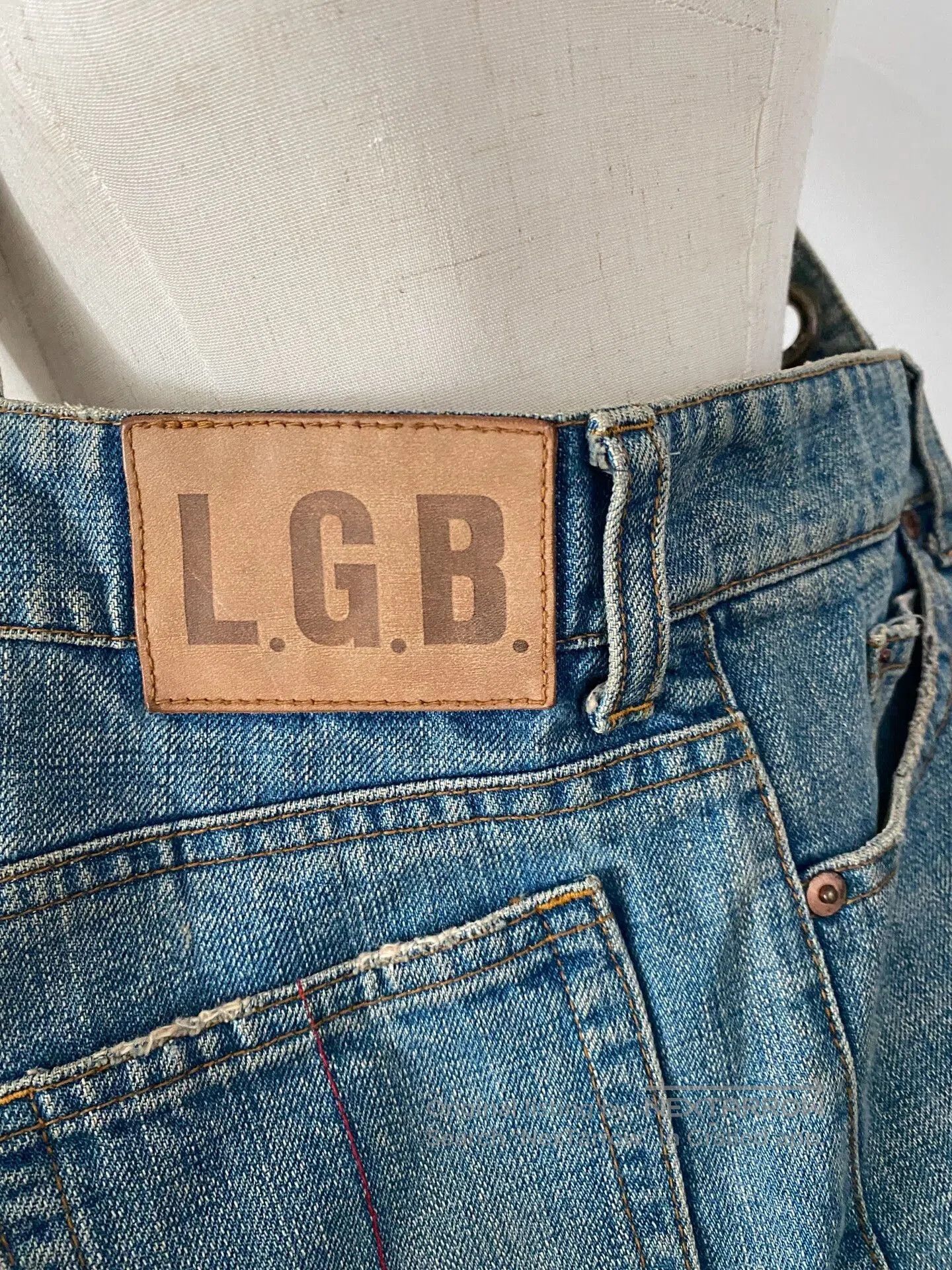 Le Grande Bleu (L.G.B.) L.G.B Denim Tassel Crossbody Shoulder Bag. Size ONE SIZE - 5 Thumbnail