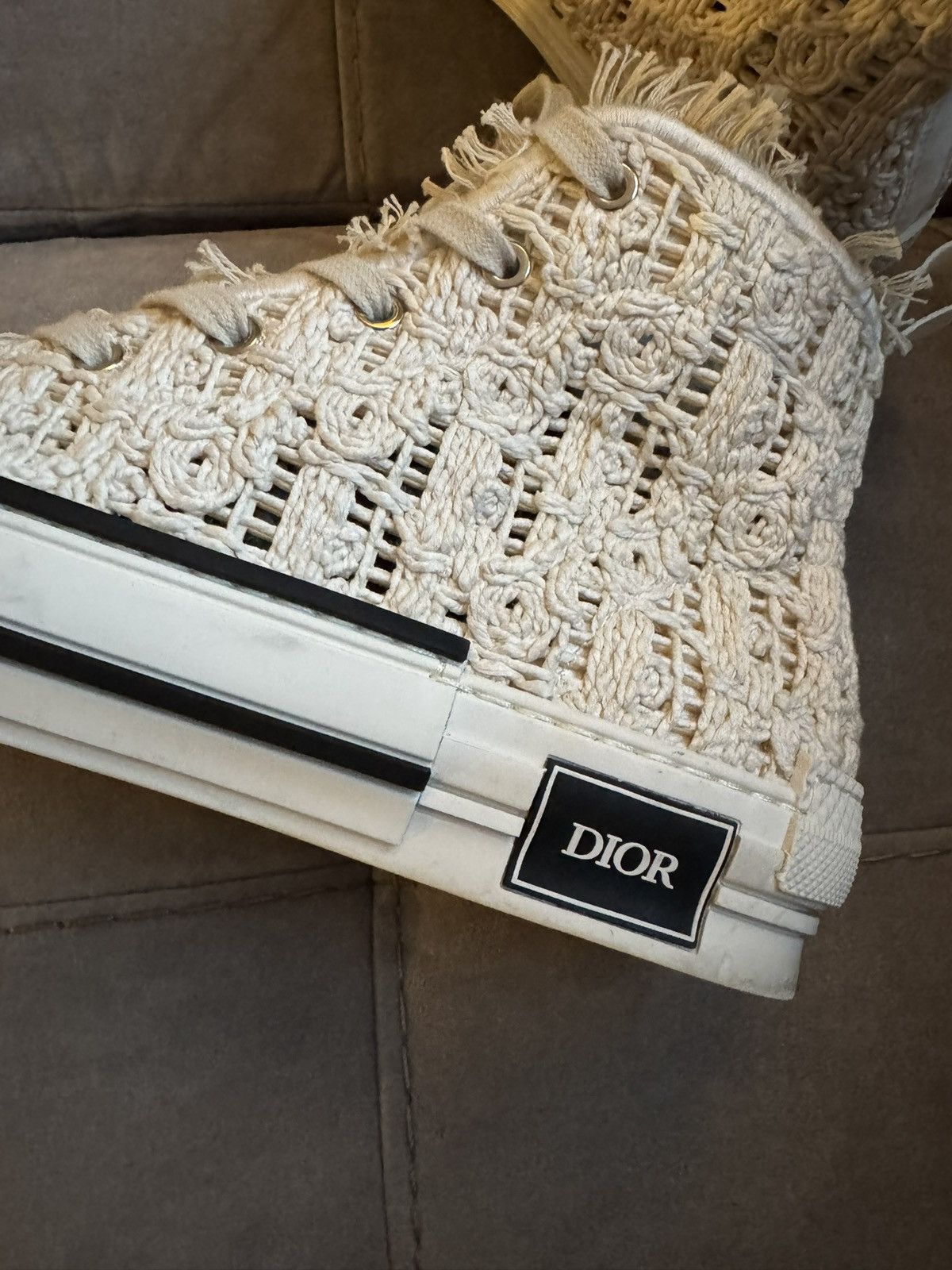 Dior DIOR B23 macrame marked size 42 see all photos and descripti Size US 9 / EU 42 - 4 Thumbnail