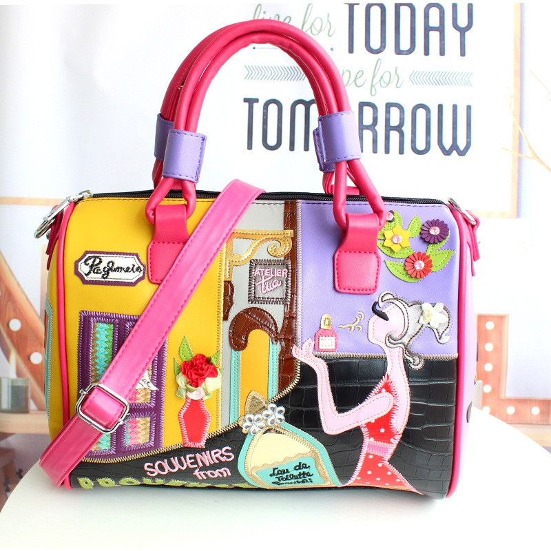 Other Rare Souvenir Custom Hand Bag Women Streetwear ART Size ONE SIZE - 2 Thumbnail
