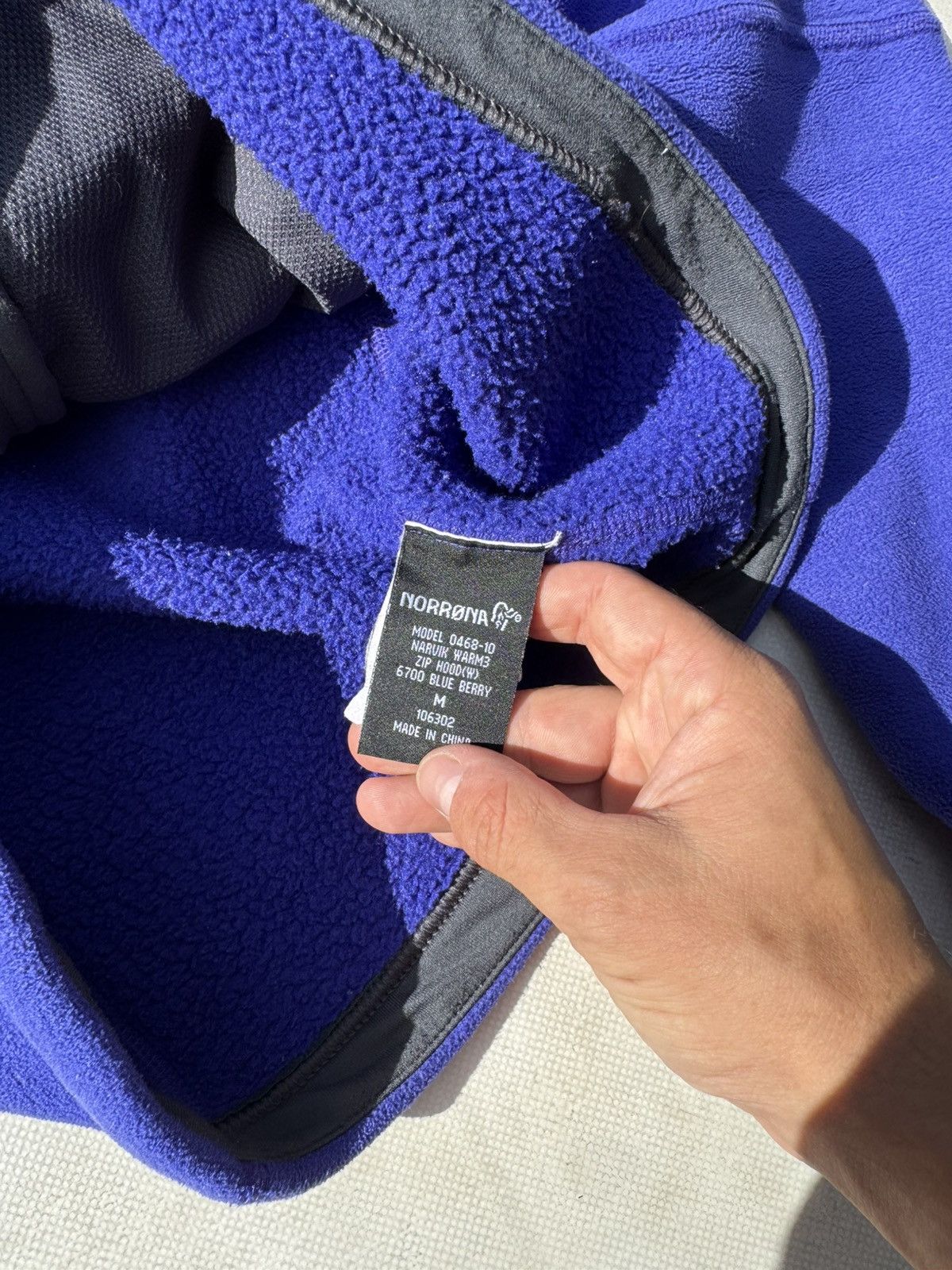 Norrona Vintage Norrona Narvik Warm3 Polartec Fleece Zip Jacket Size M / US 6-8 / IT 42-44 - 15 Thumbnail