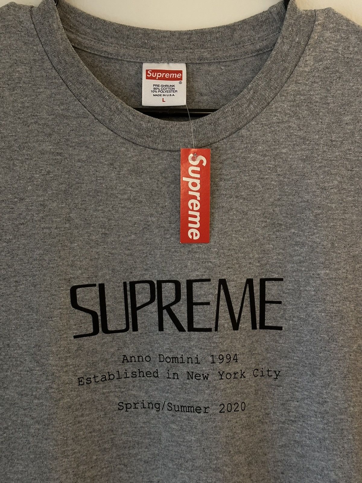 Supreme Supreme Anno Domini Tee Size US L / EU 52-54 / 3 - 2 Thumbnail