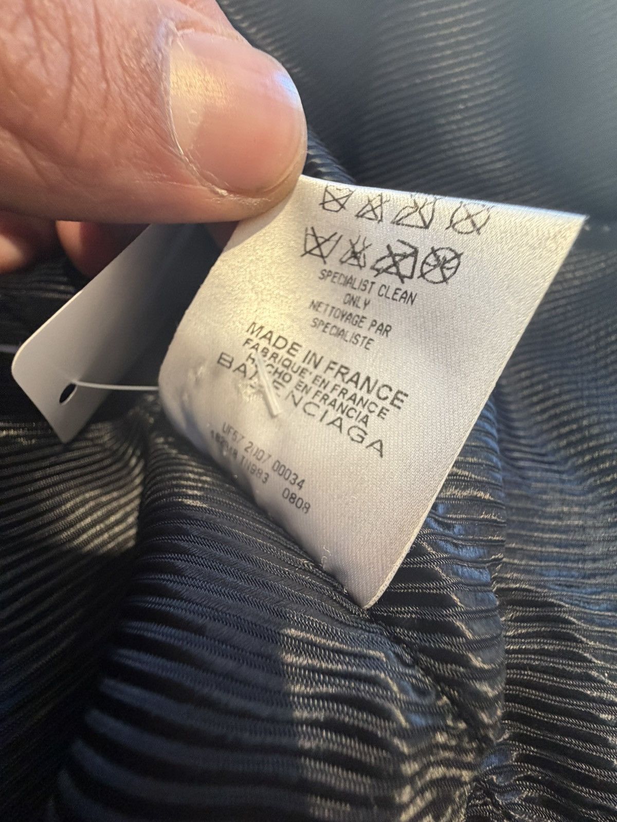 Balenciaga Balenciaga Paris Leather Moto Jacket –🖤🏍️ Size L / US 10 / IT 46 - 9 Thumbnail