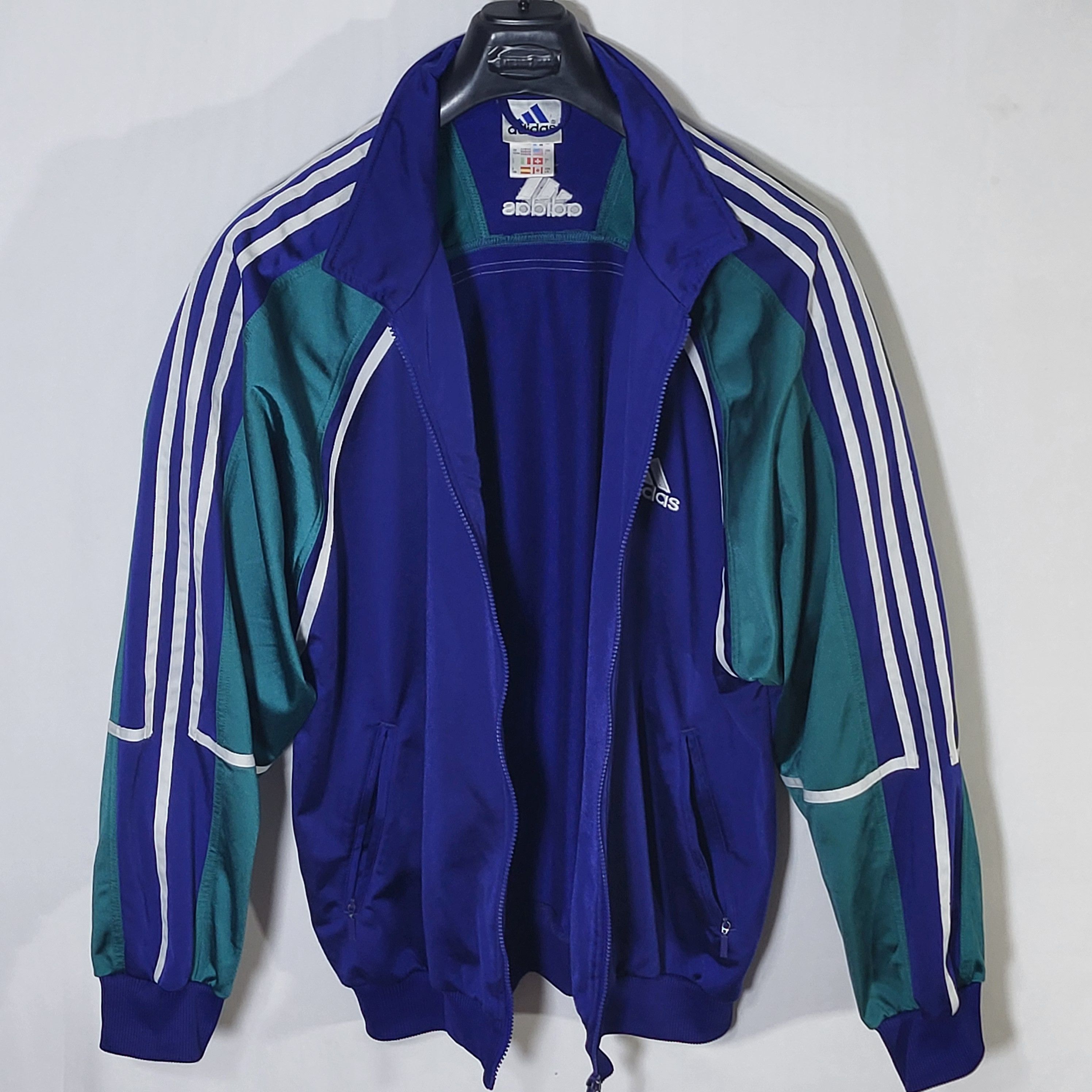 Adidas Vintage Adidas full zip track jacket.Size L but fit XL. Size US L / EU 52-54 / 3 - 3 Thumbnail