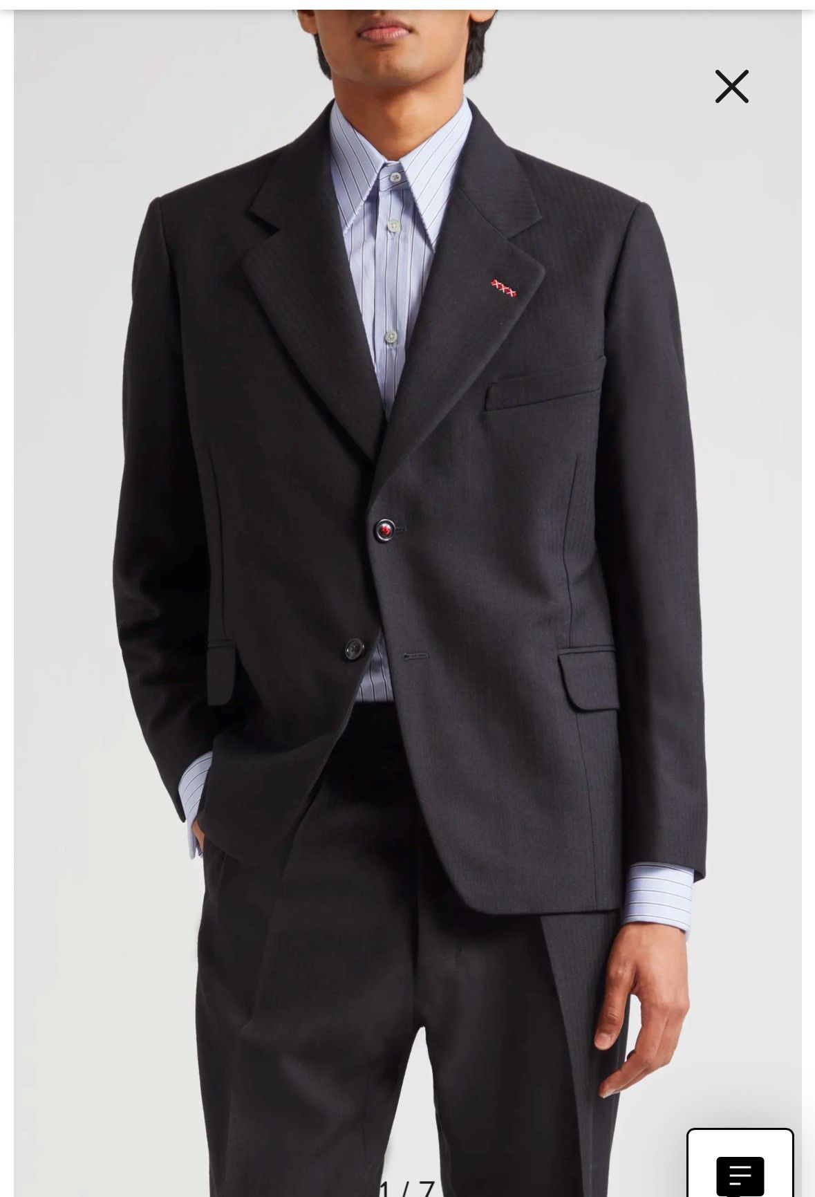 Maison Margiela Maison Margiela Navy Wool Blazer Size 48 (Never Worn) Size 38R - 2 Thumbnail