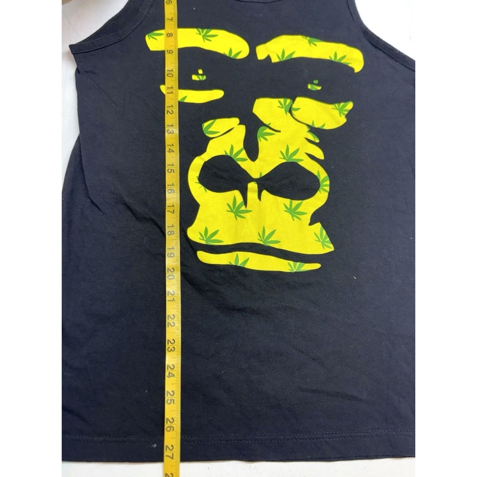 Vintage VINTAGE Gorilla Tank Top Y2K Workout Beach Weightlifting Marijuana Pot Black S Men Size US S / EU 44-46 / 1 - 3 Thumbnail