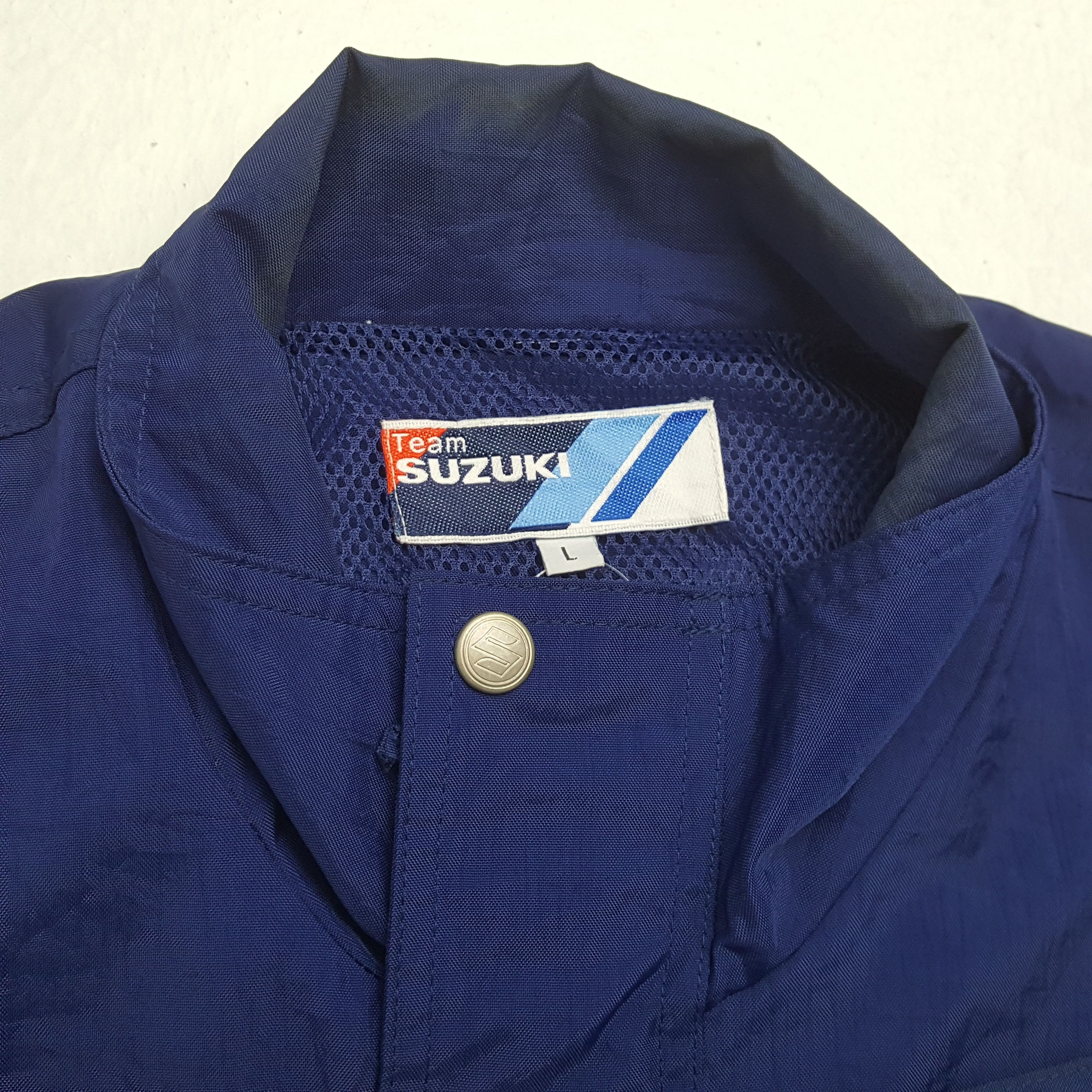 Japanese Brand × Vintage Vintage TEAM SUZUKI Motorcycle Racing Team Jacket Size US XL / EU 56 / 4 - 11 Thumbnail