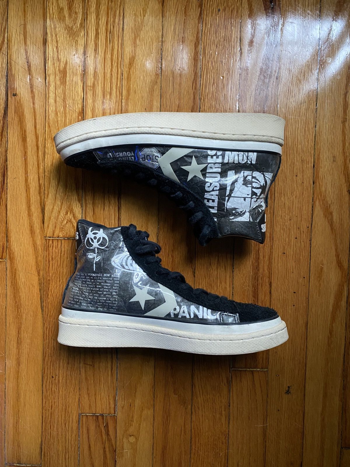 Pleasures Pleasures x Converse Pro Leather Mid Size US 7 / EU 40 - 2 Thumbnail