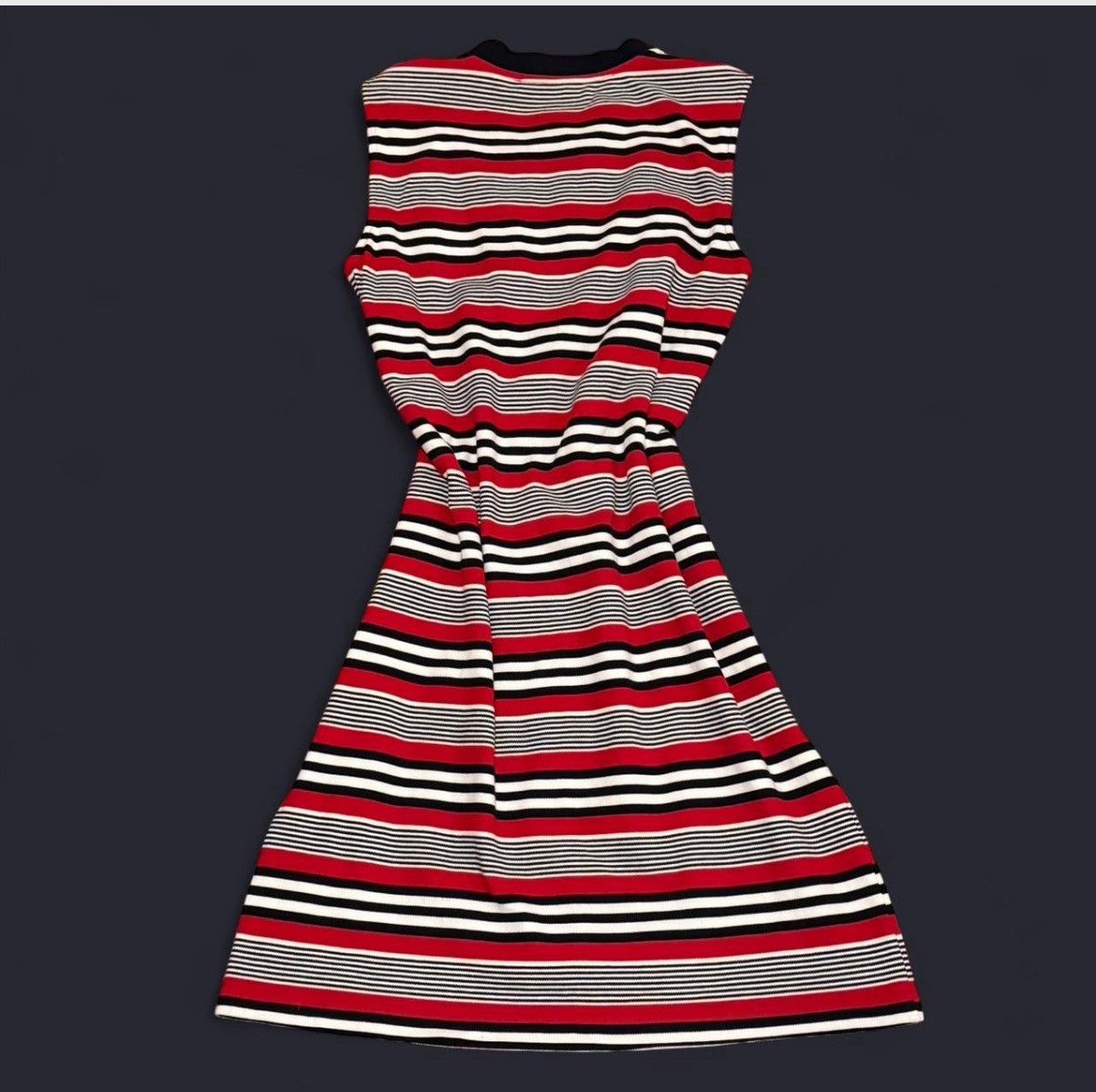 Tommy Hilfiger Tommy Hilfiger red, black, and white striped dress Size S / US 4 / IT 40 - 2 Thumbnail