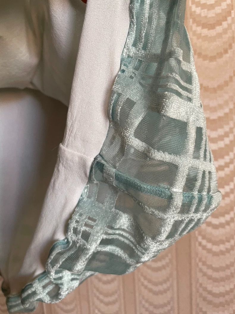 Y's Y's size os Double Velvet Blue and Green Plaid Short Sleeve Size US M / EU 48-50 / 2 - 5 Thumbnail