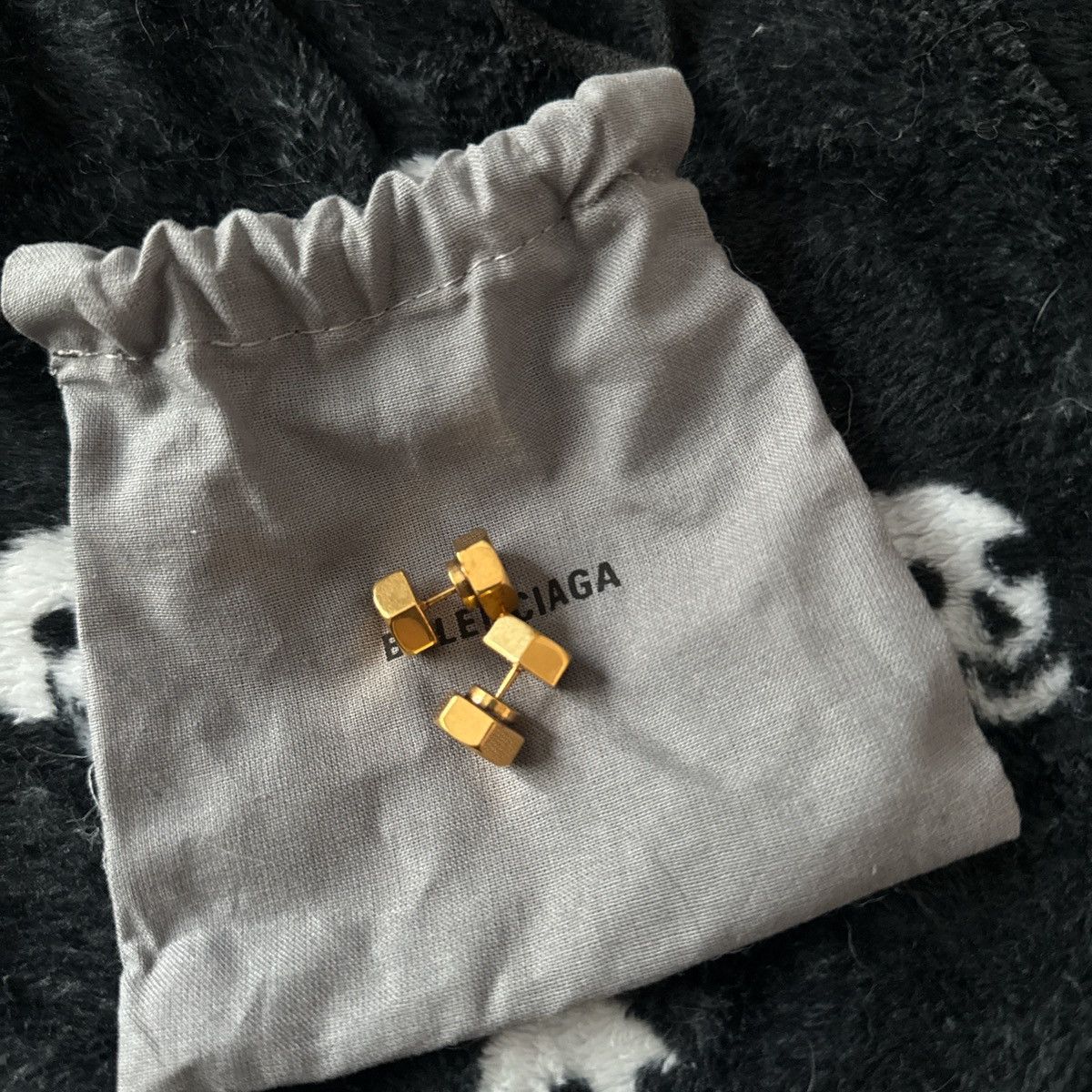 Balenciaga Balenciaga Garage Double Screw Earrings Size ONE SIZE - 1 Thumbnail