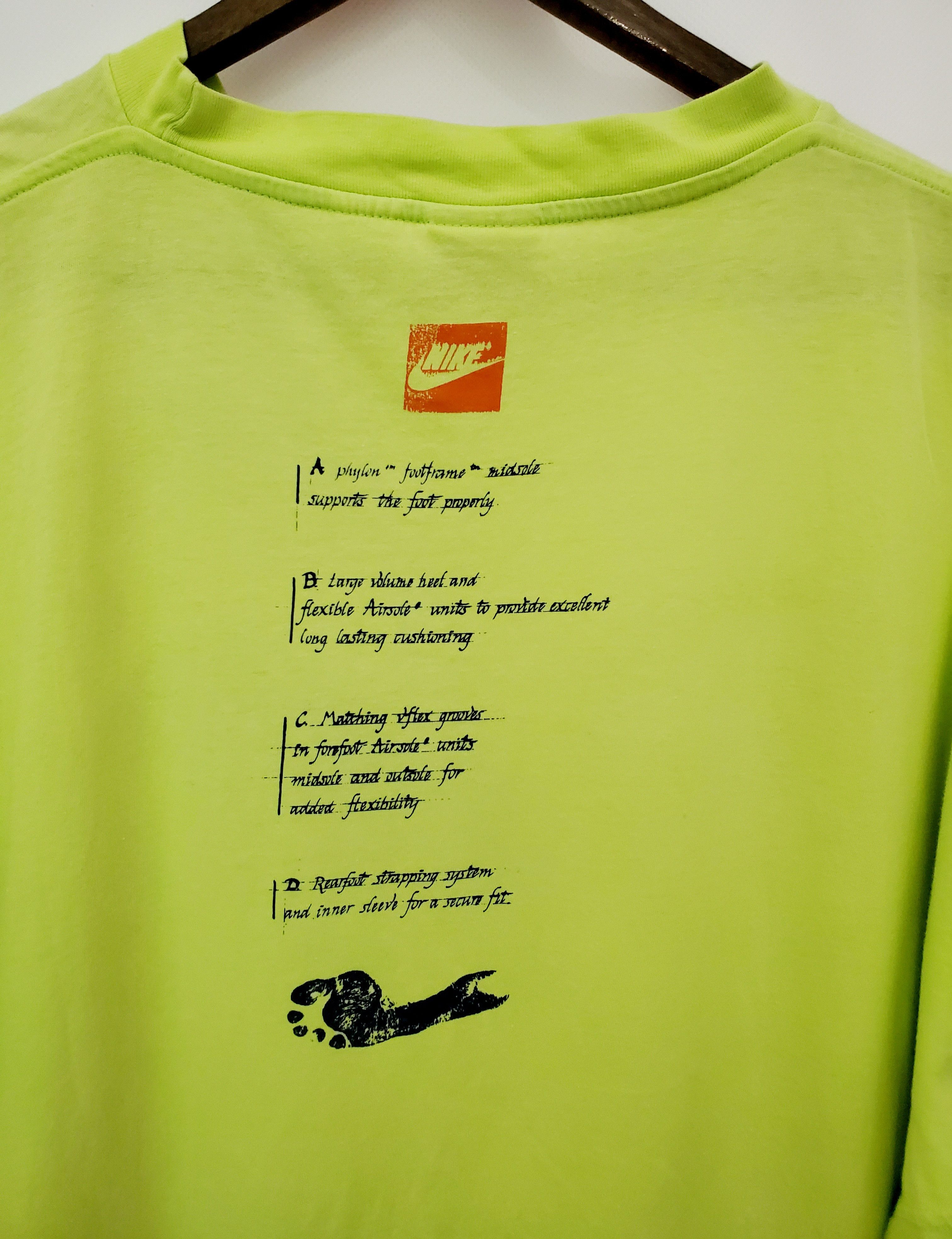 Nike × Vintage Vintage Nike rare tee big Foot logo ideal condition Xl Size US XL / EU 56 / 4 - 6 Thumbnail