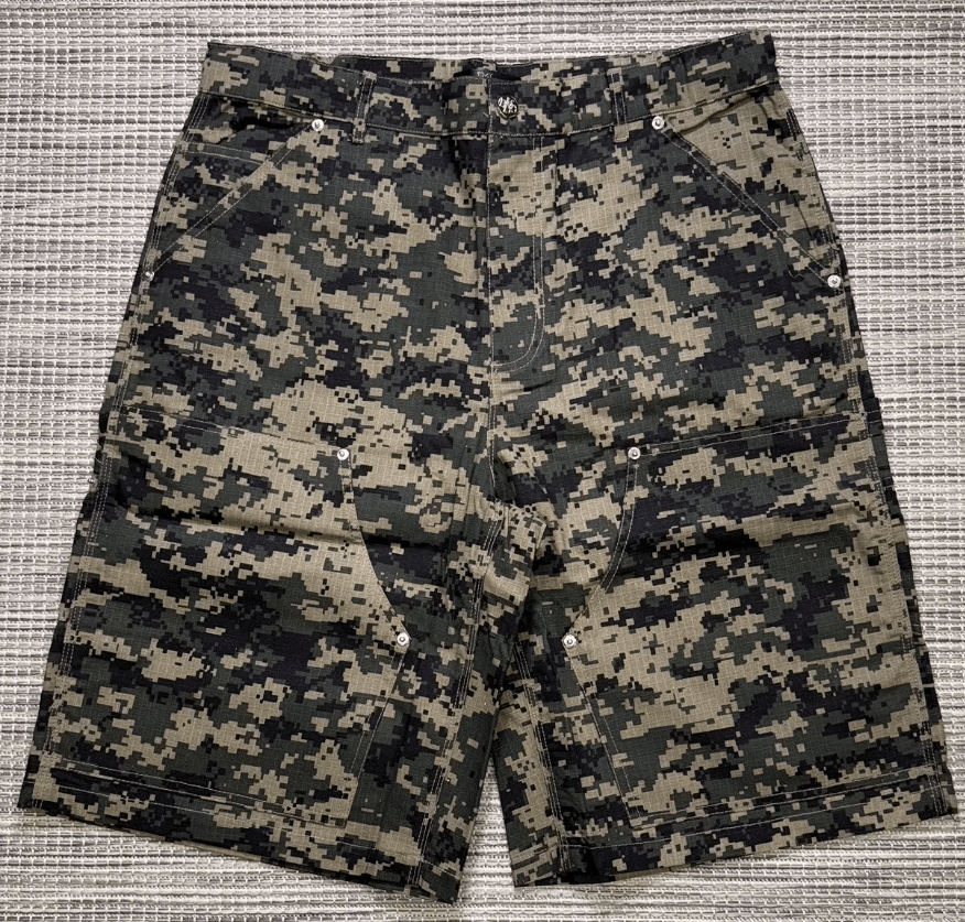 HMDD HMDD D-Day Digital Camo Shorts Size US 36 / EU 52 - 1 Thumbnail