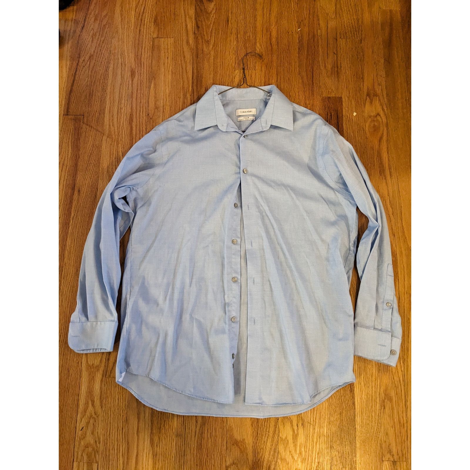 Calvin Klein Calvin Klein Button-Down Dress Shirt Size US L / EU 52-54 / 3 - 1 Thumbnail