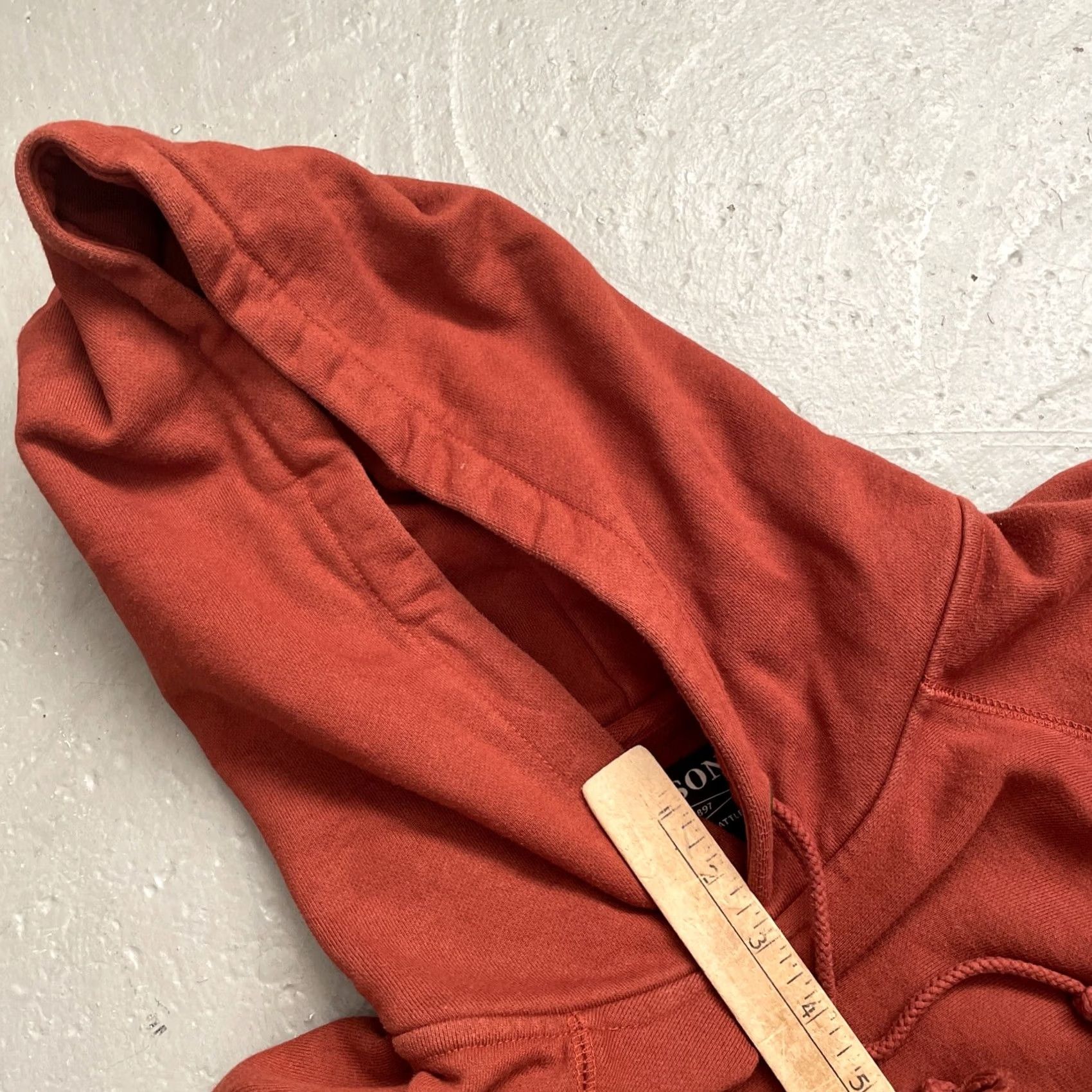 Filson Filson Womens Fleece Reverse Weave Style Heavy Cotton Hoodie Made In USA M Size M / US 6-8 / IT 42-44 - 3 Thumbnail