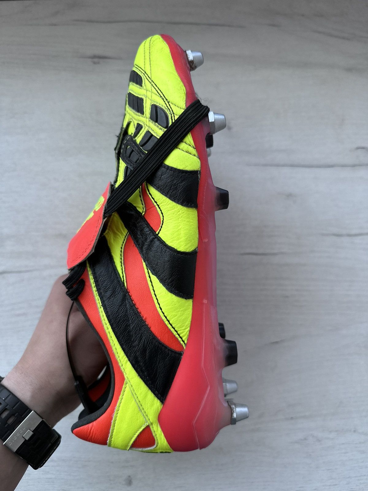 Adidas Adidas Predator Accelerator Lime Neon Football Cleats Boots Size US 11.5 / EU 44-45 - 10 Thumbnail