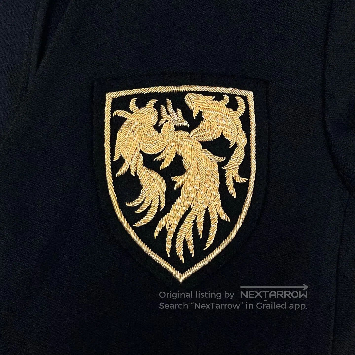 Balmain BALMAIN Palace Style Gold Thread Embroidery Phoenix Double Size US M / EU 48-50 / 2 - 5 Thumbnail