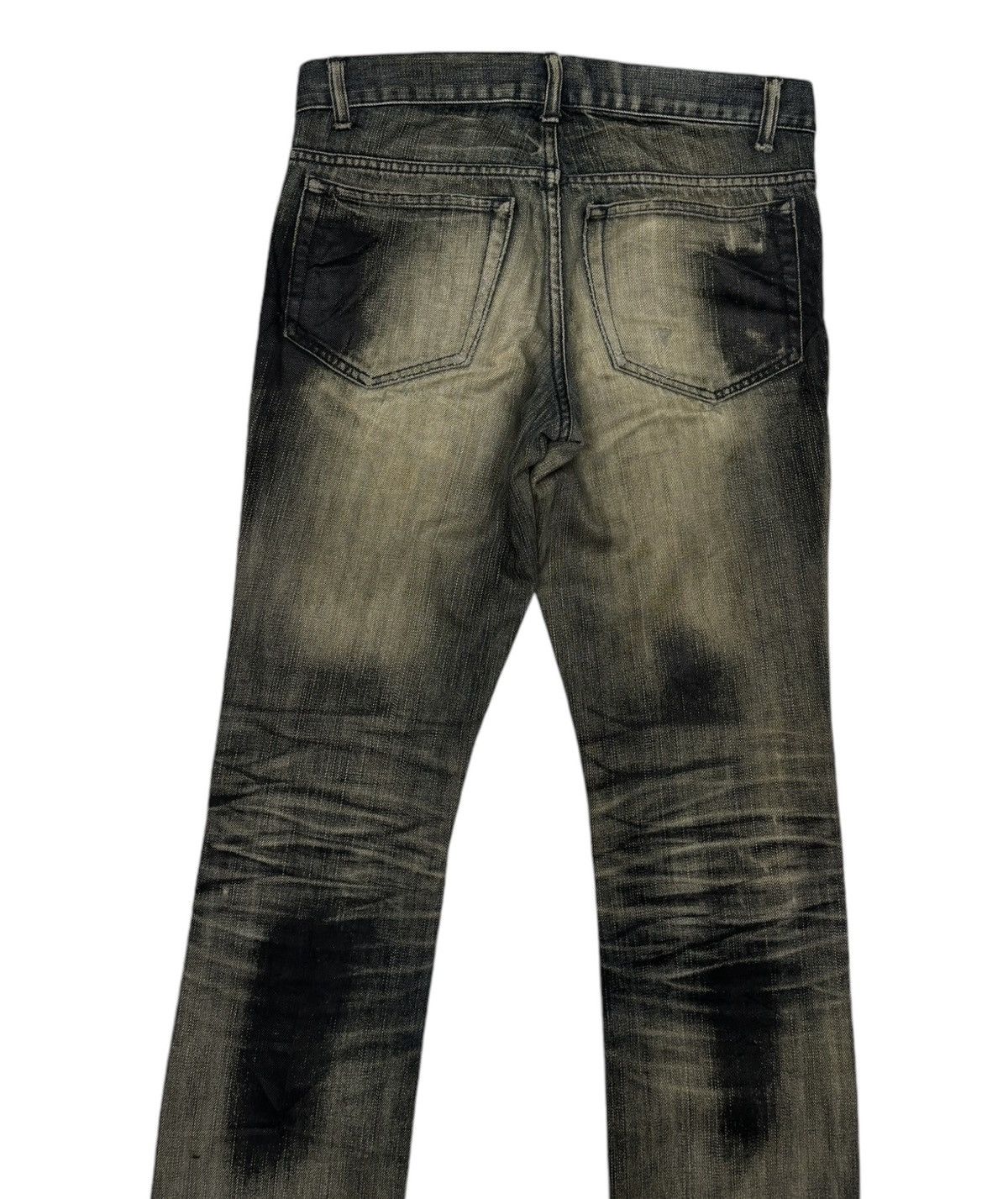 14th Addiction 🔥MODERN LOVERS MUD WASH CLAWMARK WAXED DENIM JEANS Size US 30 / EU 46 - 4 Thumbnail