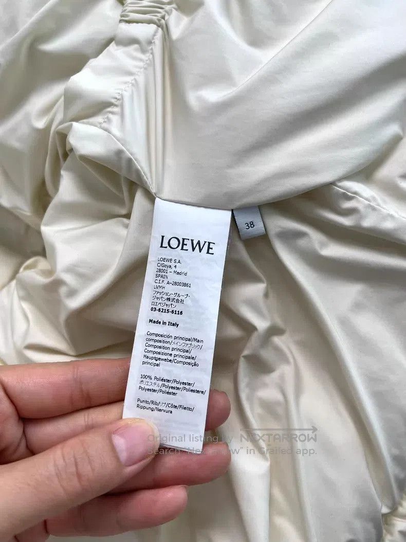 Loewe Loewe SS23 Solid Color Zip-Up Hooded Puffer Jacket Size XS / US 0-2 / IT 36-38 - 5 Thumbnail