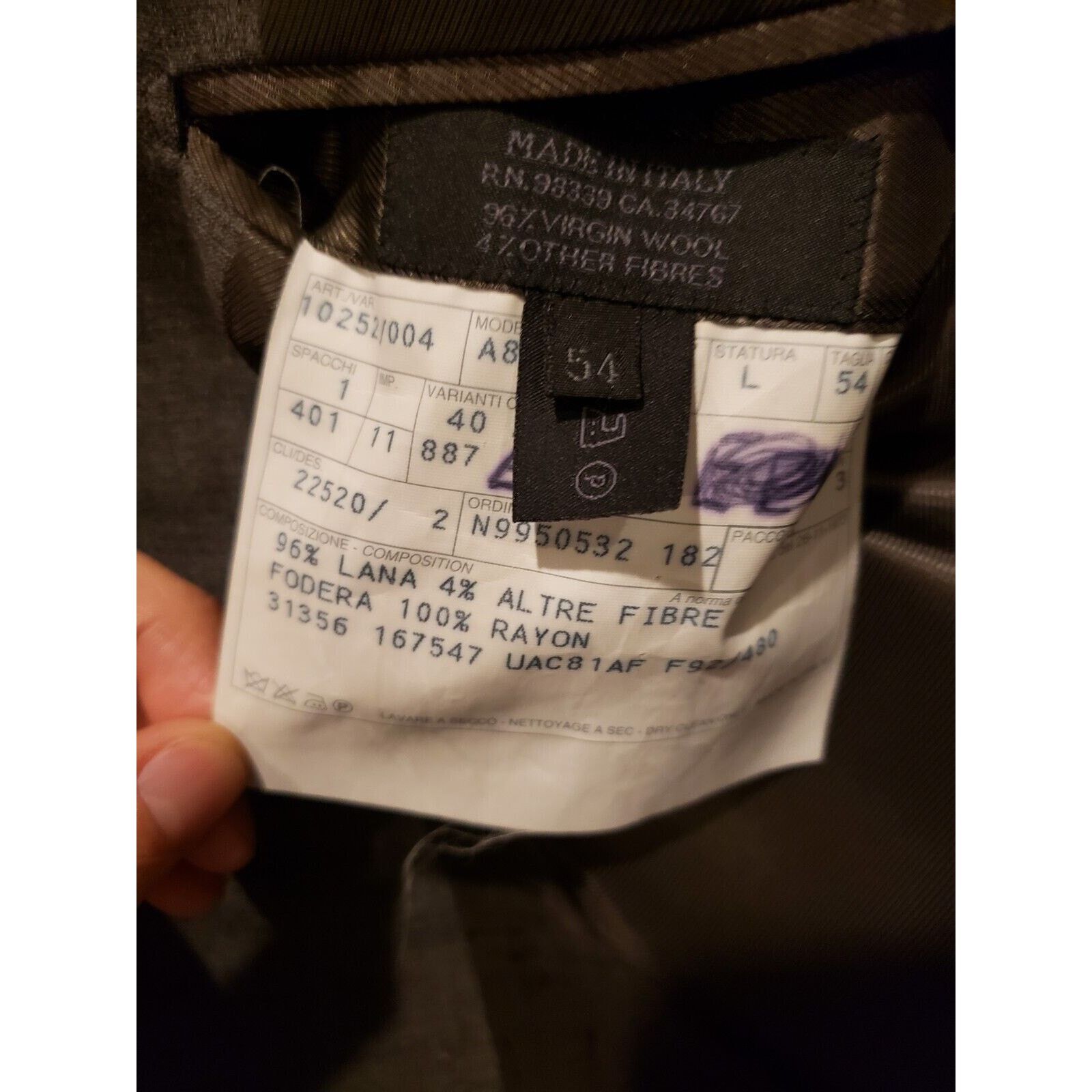 Prada PRADA Men’s Jacket Blazer Size 44 L Size 44L - 5 Thumbnail