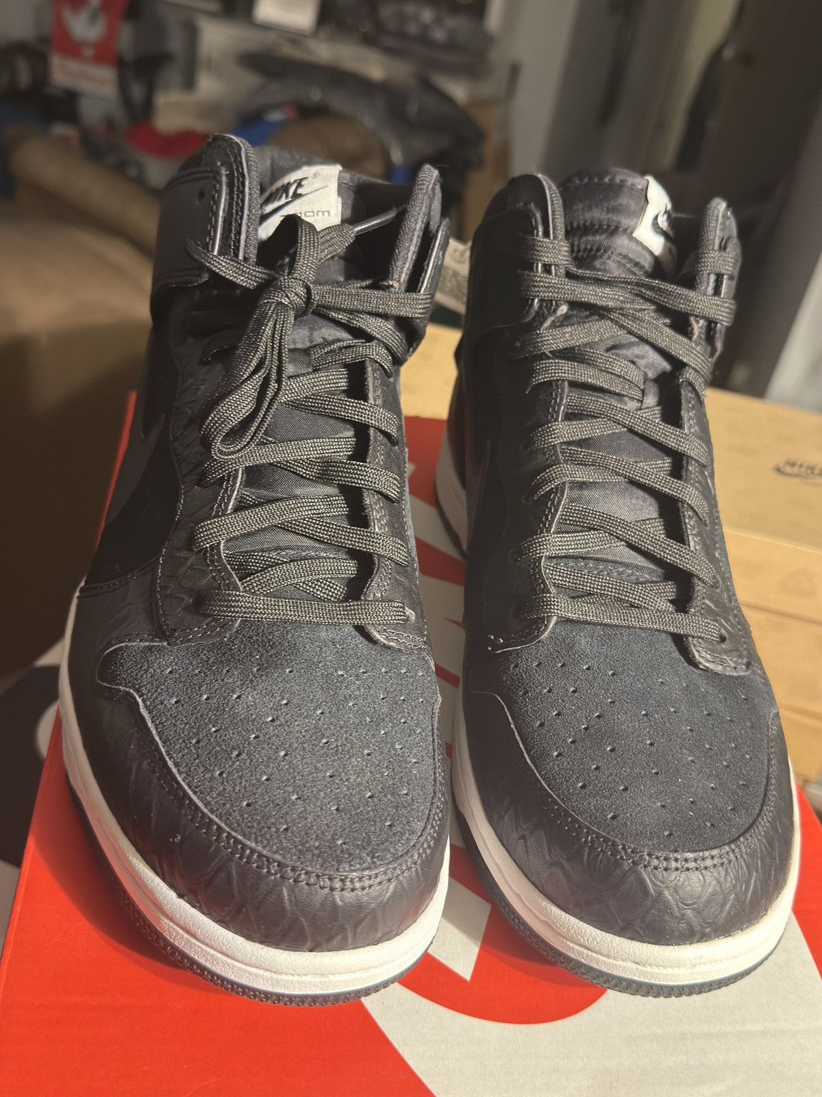 Nike Nike Dunk High CMFT Black Croc Size US 10.5 / EU 43-44 - 4 Thumbnail